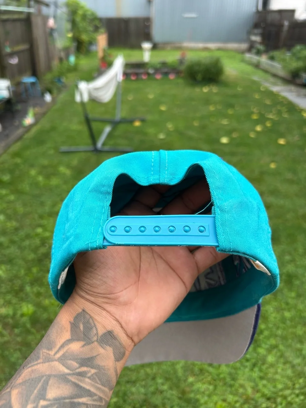 VTG Rare 90s Charlotte Hornets Drew Pearson Slam Dunk Snapback One Size Fits All